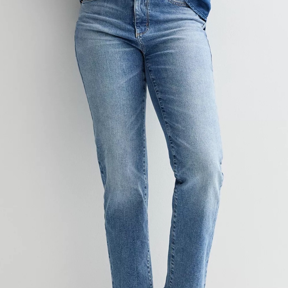 New with Tags Sonoma High Rise Straight Jeans Size 14 Medium Wash (see dscrptn)